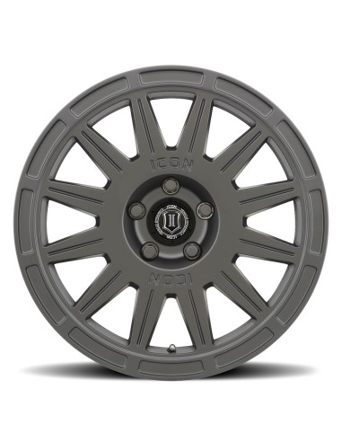 Llanta Icon Ricochet SATIN BLACK 15X7 5X100/+15