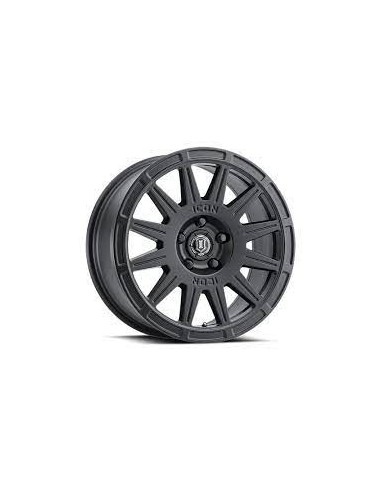 Llanta Icon Ricochet SATIN BLACK 15X7 5X100/+15