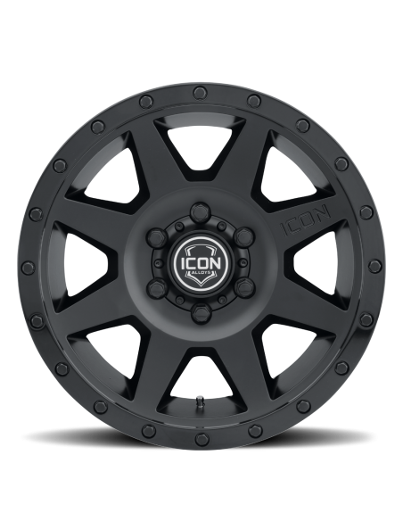 Llanta Rebound DBL Black 17x8.5 6x139/0 ICON ALLOYS