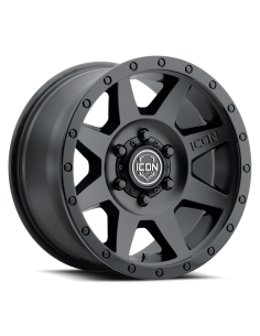 Llanta Rebound DBL Black 17x8.5 6x139/0 ICON ALLOYS