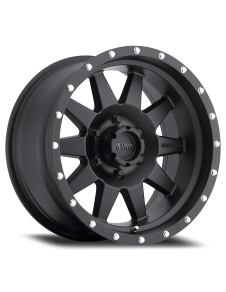 Llanta 301 Matte Black 15x7 5x139/-6  Method Wheels