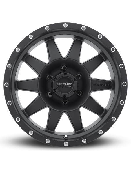 Llanta 301 Matte Black 15x7 5x139/-6  Method Wheels