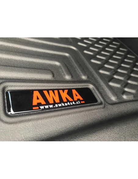 PISOS CALCE PERFECTO 3D VOLKSWAGEN AMAROK 2010+ AWKA