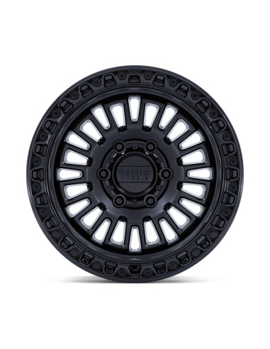 Llanta KMC KM554 AZTEC Matte Black W/Gloss...