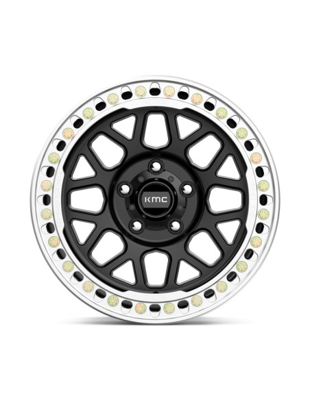 Llanta KMC KM235 BEADLOCKS S-Blk 17×9 5×127/-38