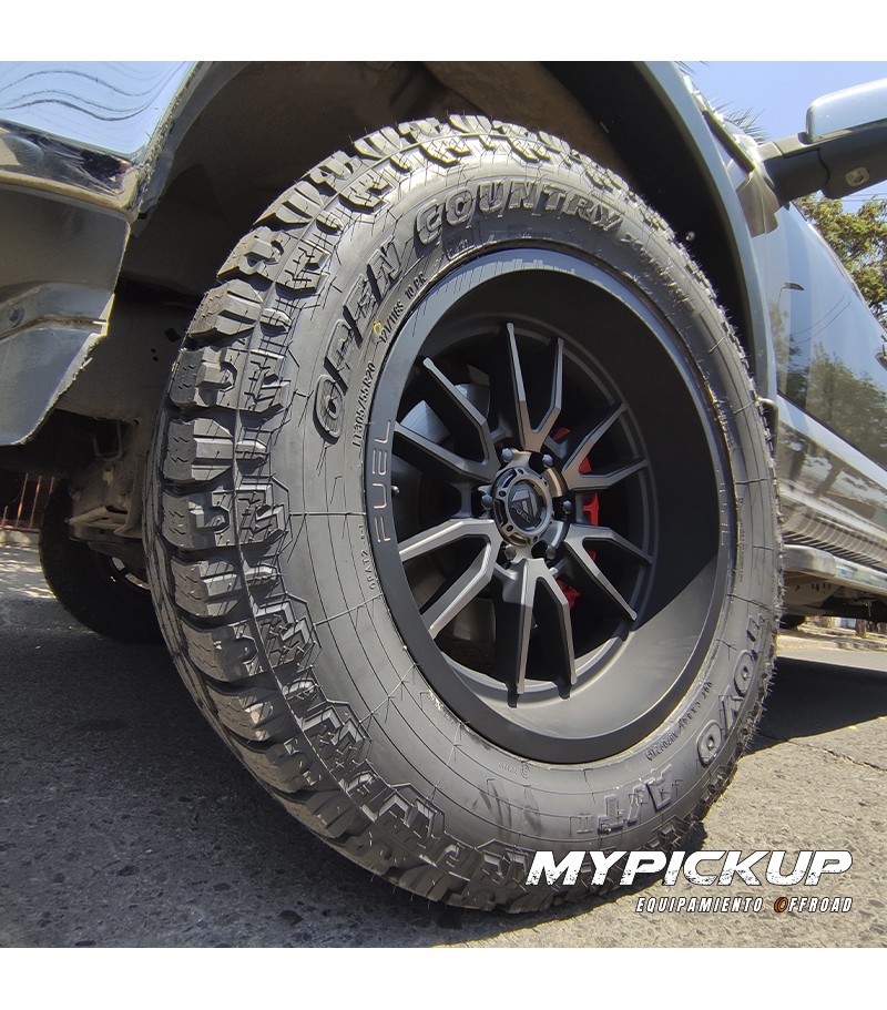 Llanta Fuel Clash MATTE BLACK DARK 20x10 6x139/-18