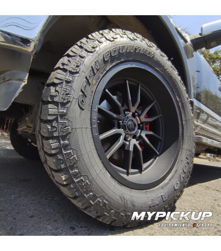 Llanta Fuel Clash MATTE BLACK DARK 20x10 6x139/-18