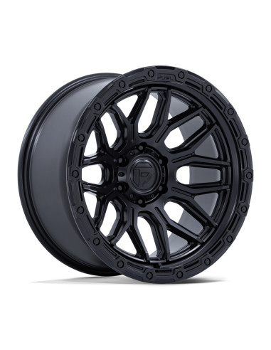 Llanta Fuel Surge Matte Black W/Gloss Black Lip...