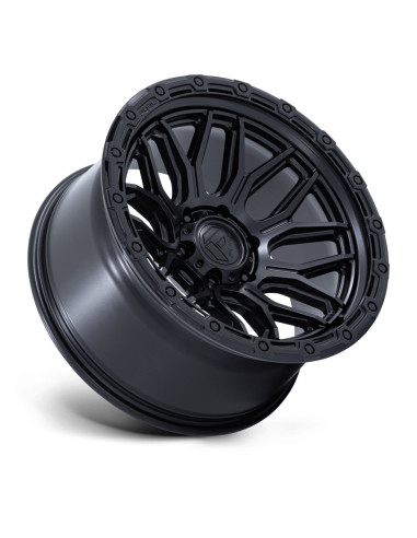 Llanta Fuel Surge Matte Black W/Gloss Black Lip...