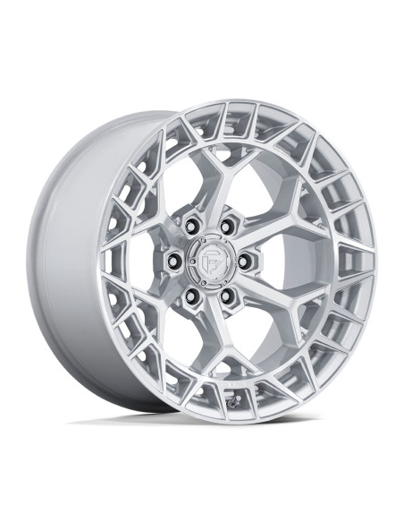 Llanta Fuel Charger Gloss Silver Machine Face 17X9 6X139.7/-12
