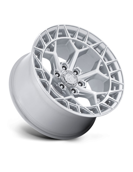 Llanta Fuel Charger Gloss Silver Machine Face 17X9 6X139.7/-12