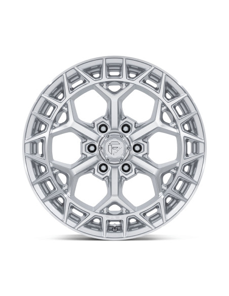 Llanta Fuel Charger Gloss Silver Machine Face 17X9 6X139.7/-12