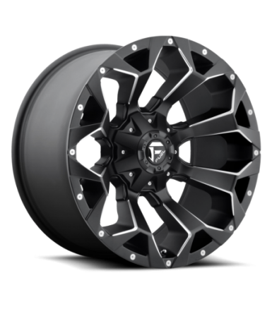 Llanta Fuel Assault MATTE BLACK 17X9 6X135/139.7/-12