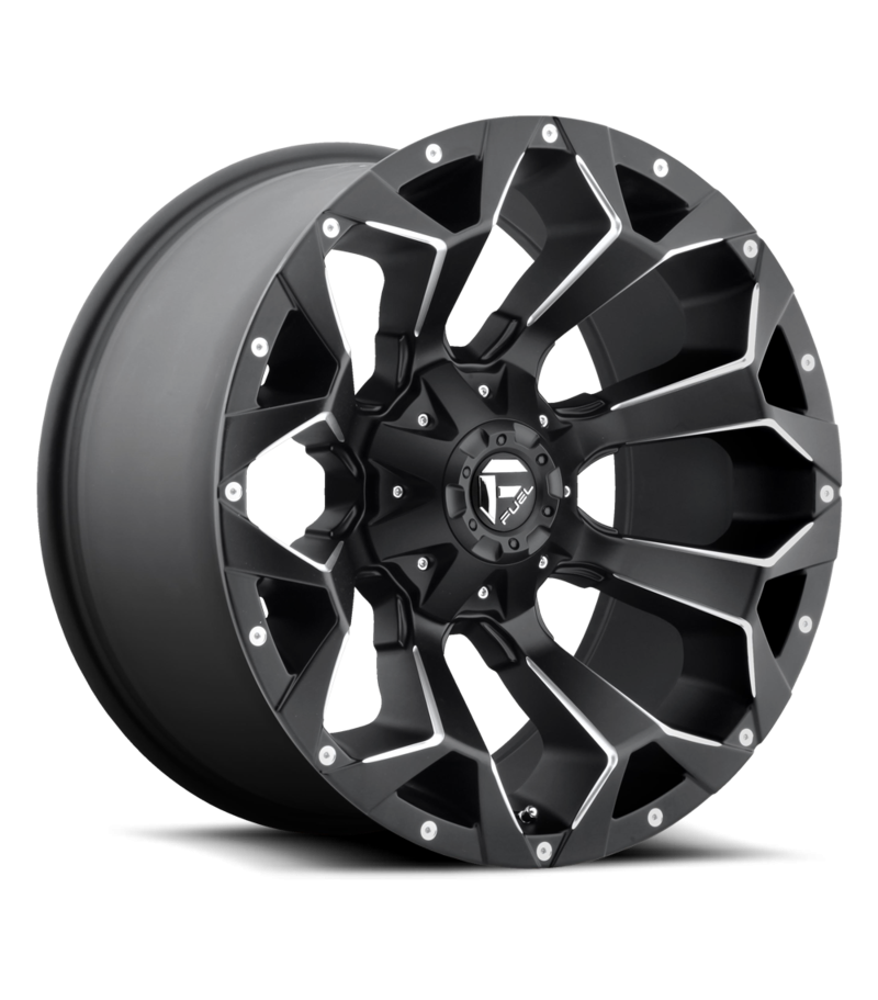 Llanta Fuel Assault MATTE BLACK 17X9...