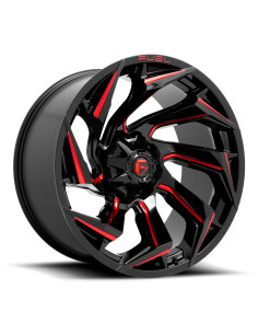 Llanta Fuel Reaction GLOSS BLACK RED TINT 17X9...