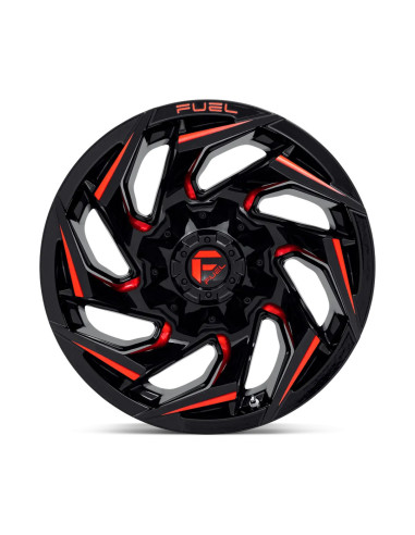 Llanta Fuel Reaction GLOSS BLACK RED TINT 17X9...