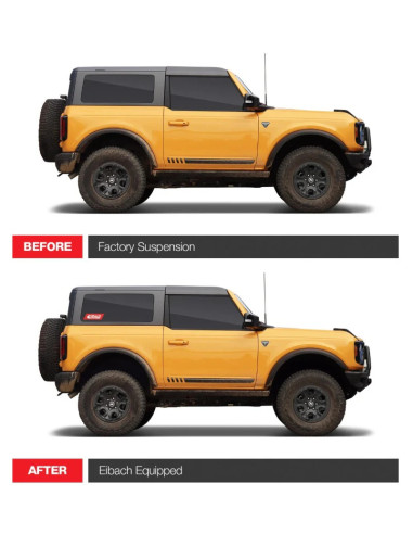 KIT ESPIRALES DELANTEROS Y TRASEROS FORD BRONCO...