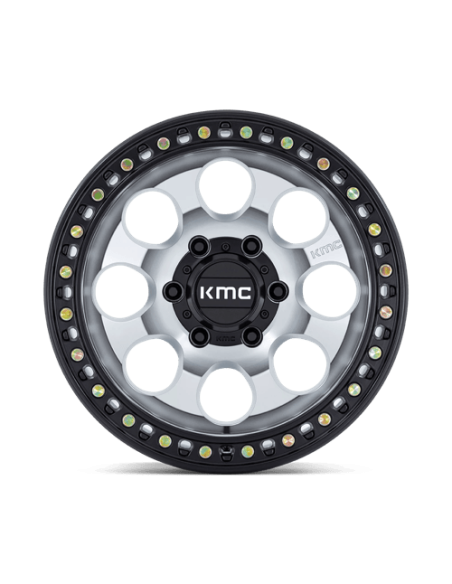Llanta KMC KM550 Riot Machined w/satin black lip 17X8.5 6X139/10