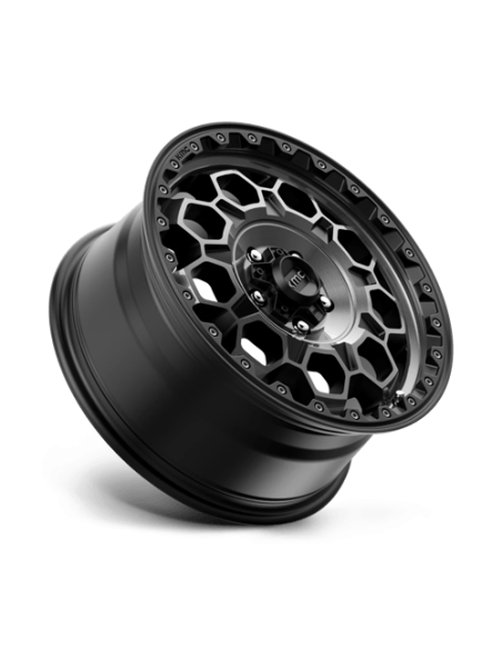 Llanta KMC KM545 TREK satin black w/gray tint 17×9 6x139/00