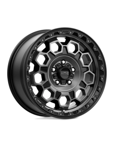 Llanta KMC KM545 TREK satin black w/gray tint 17×9 6x139/00