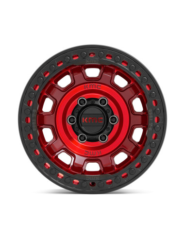 Llanta KMC KM236 Candy red 17×9  5x127/-38