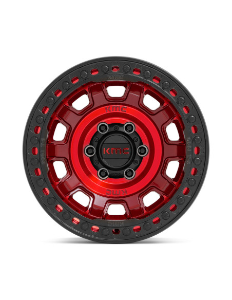 Llanta KMC KM236 Candy red 17×9  5x127/-38
