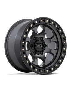 Llanta KMC KM550 Riot Anthracite w/satin black L 17X8.5...