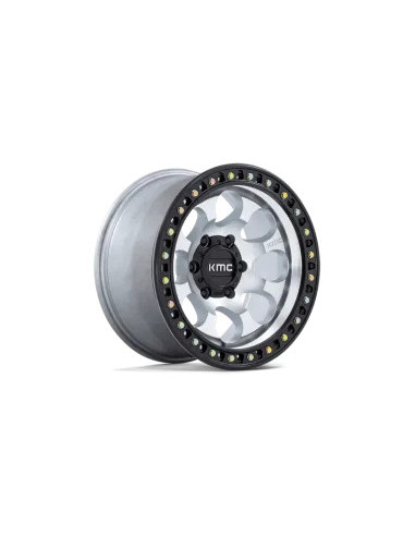 Llanta KMC KM550 Riot Machined w/satin black...