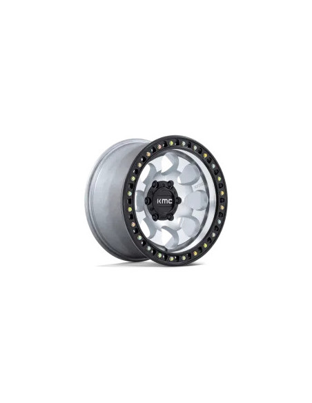 Llanta KMC KM550 Riot Machined w/satin black lip 17X8.5 6X139/10