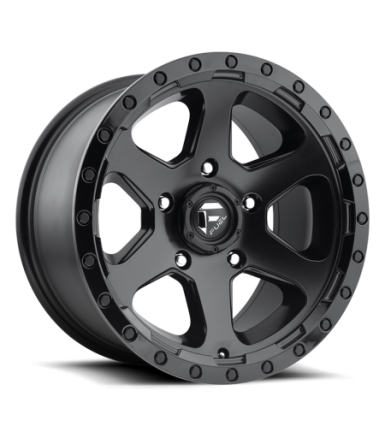 Llanta Fuel Ripper MATTE BLACK 17x9 6x139.7/-12