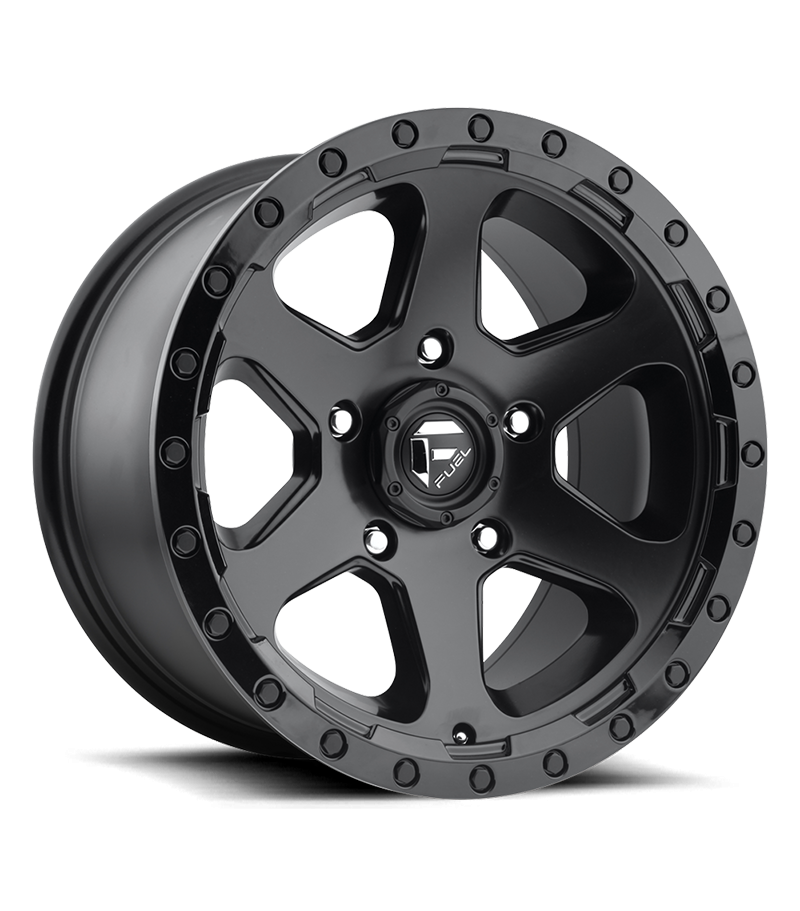 Llanta Fuel Ripper MATTE BLACK 17x9 6x139.7/-12