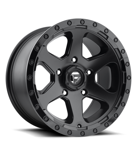 Llanta Fuel Ripper MATTE BLACK 17x9 6x139.7/-12