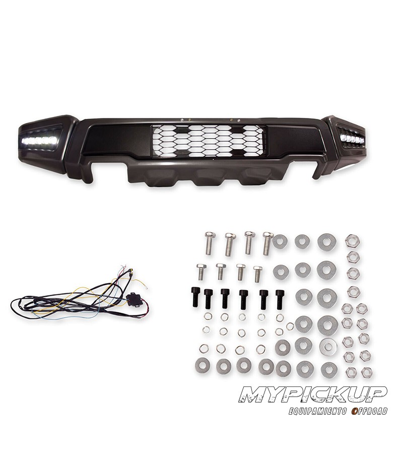 BUMPER DELANTERO RAPTOR STYLE  CON LUCES FORD...