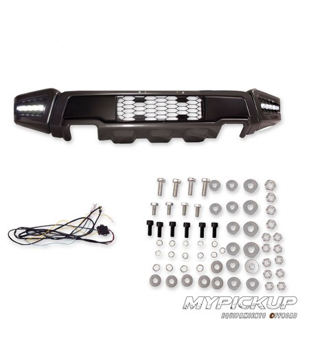 BUMPER DELANTERO RAPTOR STYLE  CON LUCES FORD F150 2021+ MP