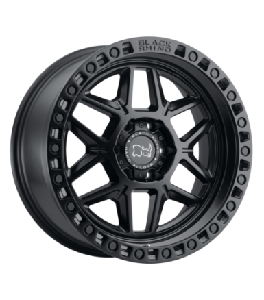 Llanta Black Rhino Kelso MATTE BLACK W/BLACK BOLTS 20X9.0...